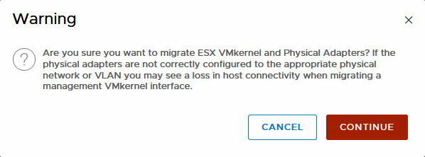Migrate vmkernel and physical - 3