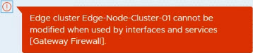 error when deleting edge node cluster
