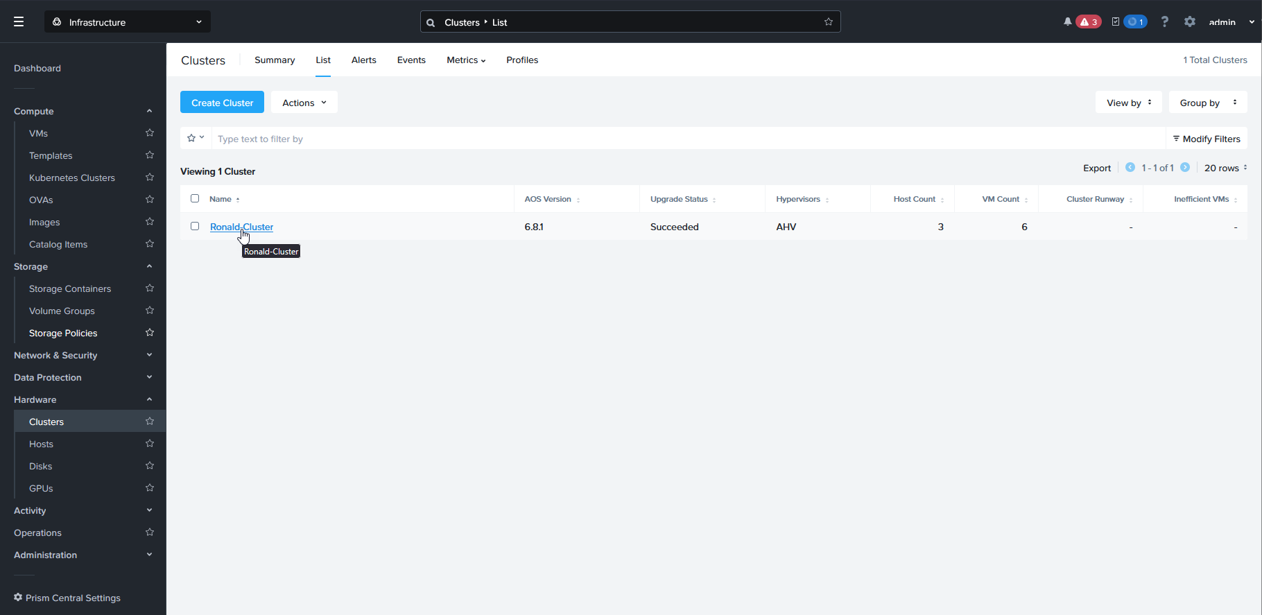 New Tech: Deploy (delete and redeploy) Nutanix Prism Central (and start ...